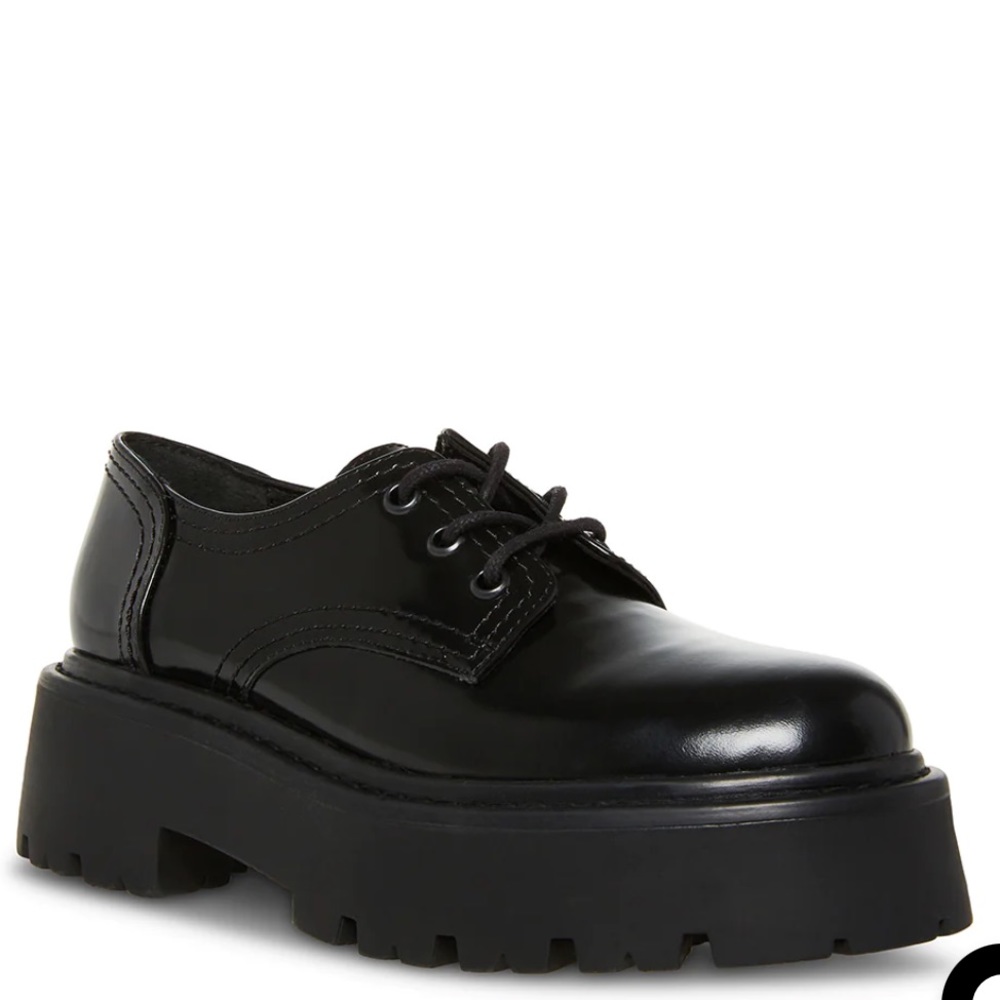 Steve Madden Raelynn black leather